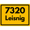OLD POSTCODE 7320 LEISNIG SAXONY DDR