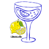 Lemon Cocktail Line Art - Limoncello