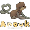 Anouk Schriftzug Mit Affi