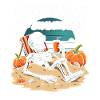 Beach Please Summerween Halloween