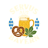 Servus aus Bayern Bierbrezel