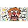 Hunger-Karikatur: Explosiver Cartoonlook