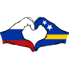 Russland_Curacao_Flagge_Hände_Herzform