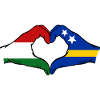 Ungarn_Curaçao_Flagge_Haende_Herzform