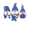 Colon Cancer Awareness Gnomes