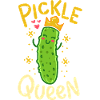 Pickle Queen: Crowned Cucumber
