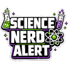 Nerd scientifique Motif d’alerte