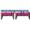 Heavy Metal 3D-Typografie-Logo
