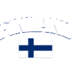 Finnland Fußballliebhaber Retro-Sportdesign