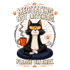 Meditating Cat Om Away