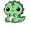 Cute Dinosaur T-Rex Cartoon Roar Comic