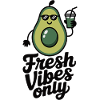 Fresh Vibes Only - Avocado Shirt