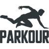 Parkour Shirt with Jump Silhouette