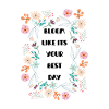 Couronne de fleurs pastel