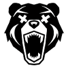 Tête d’ours en colère