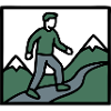 Hikers Mountains Mountaineering Hiking Hiking Group