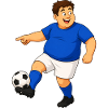 Footballeurs en action