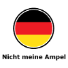Halbkreisflagge RotGelb Deutschland