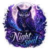 Hibou Nuit des Âmes Étoilées