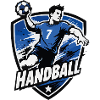 Handball Striker Blue Shield