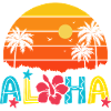 Aloha Sunset Palm Hibiscus