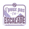 J'peux pas j'ai Escalade