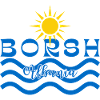 Borsh Albania Beach Wave Logo