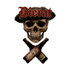 Bouteilles de bière Skull