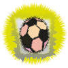 Explosiver Fußball-Aura