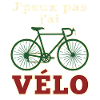 J'peux pas j'ai Vélo
