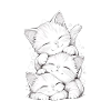 Trio chatons endormis