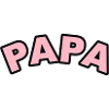 Imprimé de Cœurs de Papa