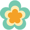 70s Flower Pattern Hippie Gift