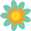 70s Flower Pattern Hippie Gift