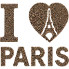 I Heart Paris Crowd Art