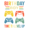 Birthday Level Up Boy