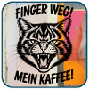 Finger Weg Mein Kaffee Katze