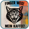 Finger Weg! Mein Kaffee Katzengraffiti