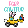 Eggs Cavator Easter Truck