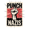 Fist Against Nazis Poster