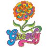Groovy Marigold Flower 70s Retro