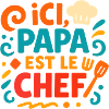 Papa est le chef – design cuisine