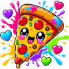 Une jolie part de pizza