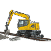 Zweiwegebagger Bagger Gleisbau