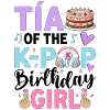 Tia de la fille d’anniversaire K-Pop