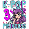 Princesse K-Pop Anniversaire de 3 ans