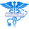 Médecins Caduceus Bleu 