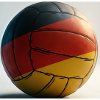 German Flag Ball Illustration