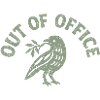Out of Office Taube Retro Grafik