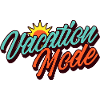 Vacation Mode Urlaubsmodus Retro Sonnen-Design